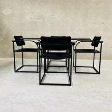 Load image into Gallery viewer, DINING TABLE AND CHAIRS BY PIERRE MAZAIRAC &amp; KAREL BOONZAAIJER FOR PASTOE, NETHERLANDS 1980S
