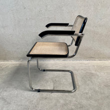 Load image into Gallery viewer, Black Dining Chair &quot;Cesca&quot; B32 by Marcel Breuer for Fasem, Italy 1970
