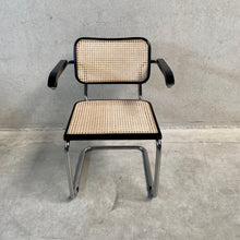 Load image into Gallery viewer, Black Dining Chair &quot;Cesca&quot; B32 by Marcel Breuer for Fasem, Italy 1970

