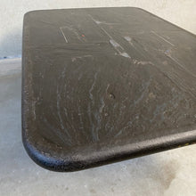 Load image into Gallery viewer, Black Blue Brutalist Coffee Table by Sculpter Paul Kingma, Netherlands 1989
