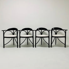 Load image into Gallery viewer, Thonet Model 81 Black Art Nouveau Bentwood Dining Chairs Germany 1989
