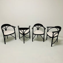 Load image into Gallery viewer, Thonet Model 81 Black Art Nouveau Bentwood Dining Chairs Germany 1989
