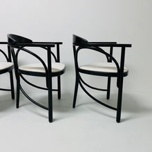 Load image into Gallery viewer, Thonet Model 81 Black Art Nouveau Bentwood Dining Chairs Germany 1989
