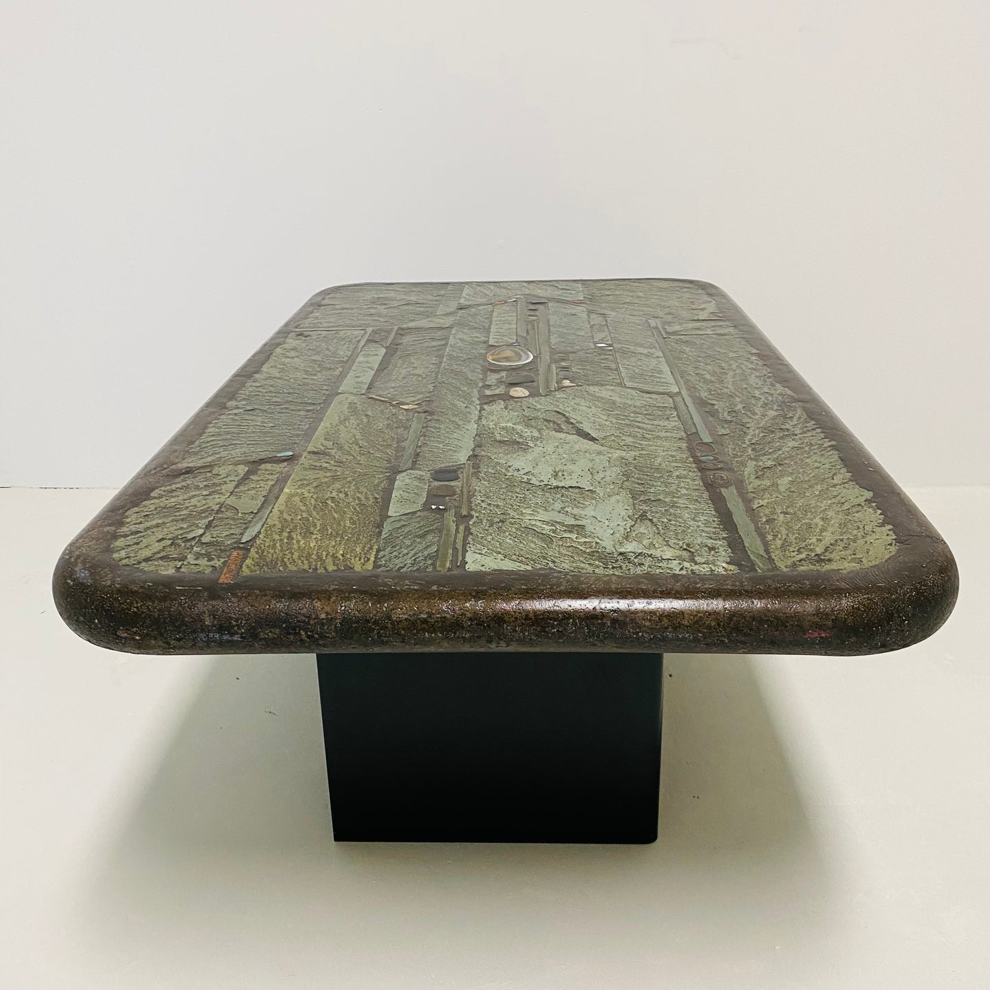 Brutalistischer Couchtisch des Bildhauers Paul Kingma, Niederlande, 1989