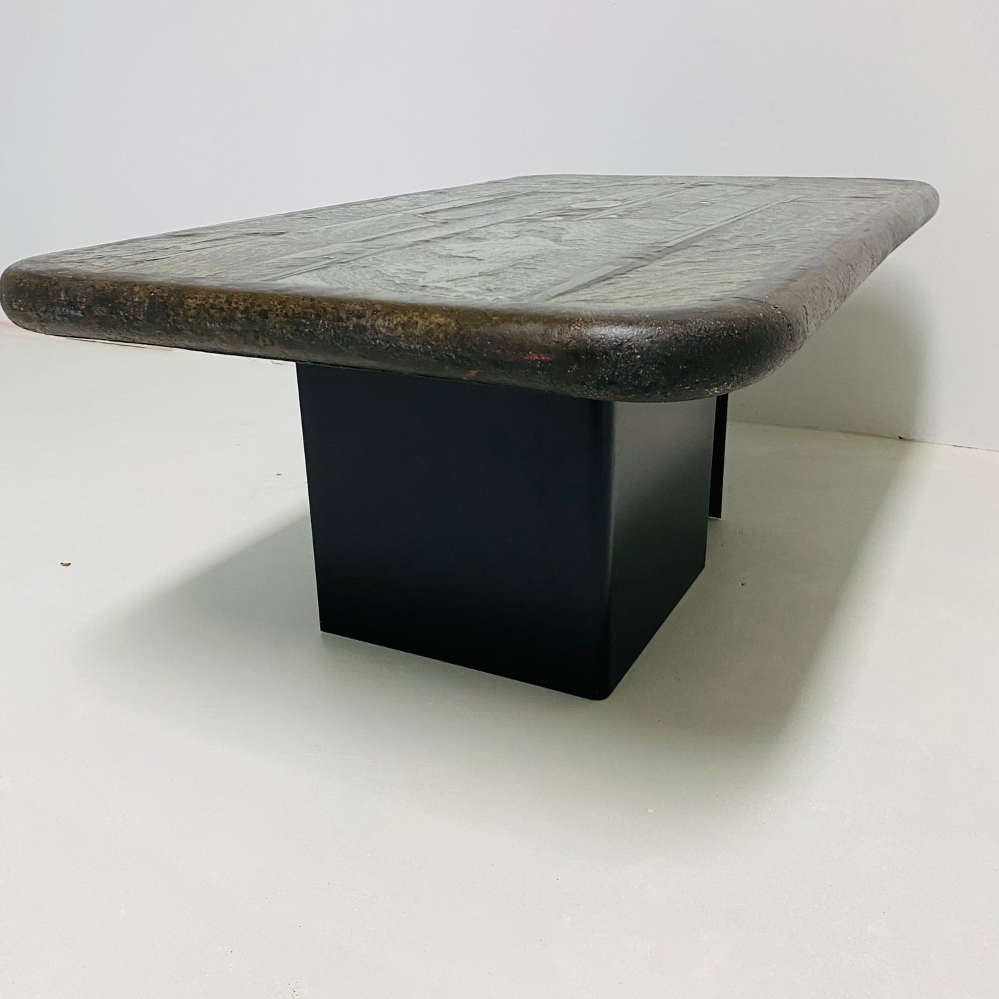 Brutalistischer Couchtisch des Bildhauers Paul Kingma, Niederlande, 1989