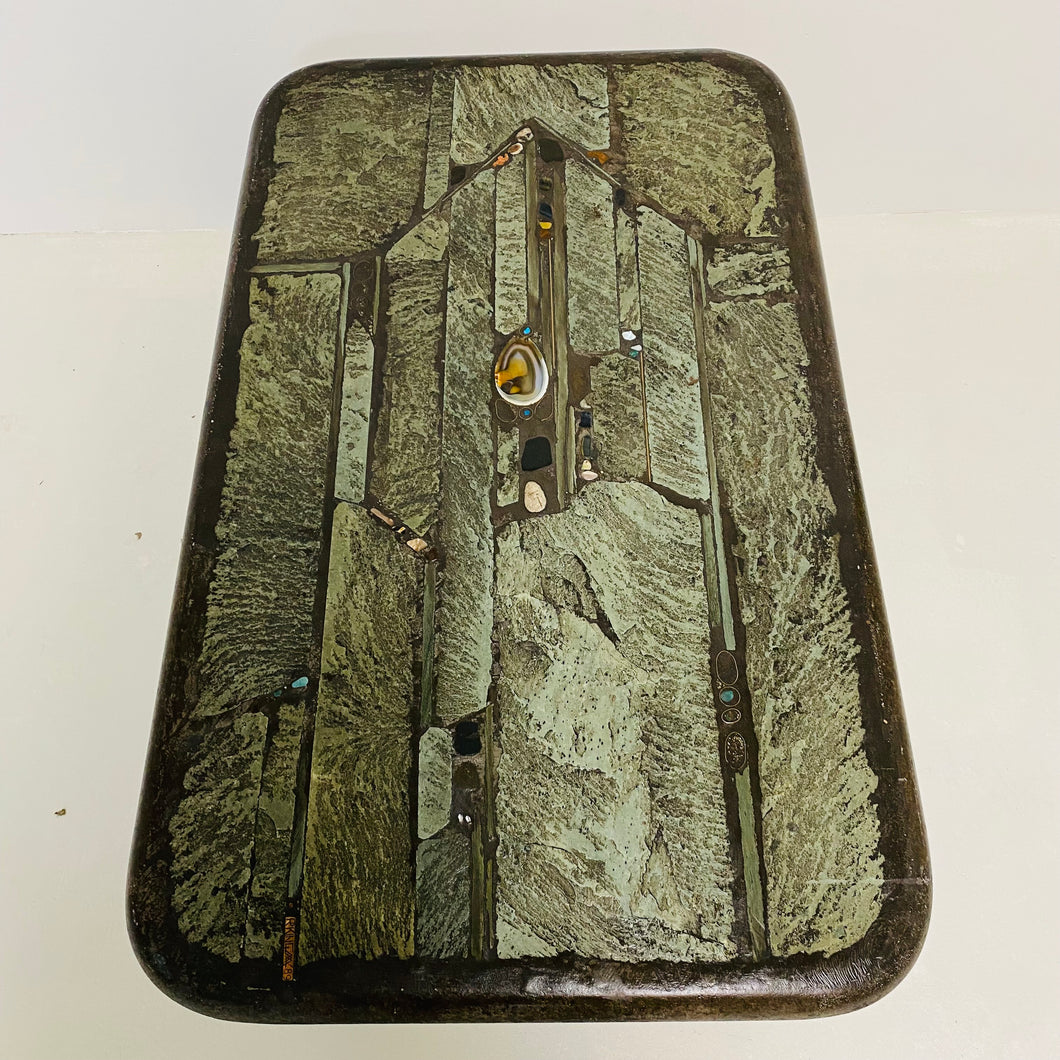 Brutalist Coffee Table by Sculpter Paul Kingma Netherlands 1989