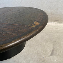 Load image into Gallery viewer, Brutalist Round Coffee Table by Sculptor Paul Kingma, Netherlands 1989
