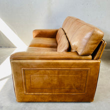 Load image into Gallery viewer, Cognac Leather Sofa by Marco Milisich for Baxter Arcon, Italy 1970
