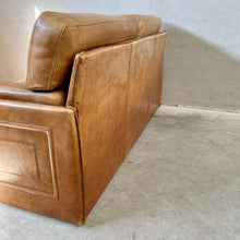 Load image into Gallery viewer, Cognac Leather Sofa by Marco Milisich for Baxter Arcon, Italy 1970
