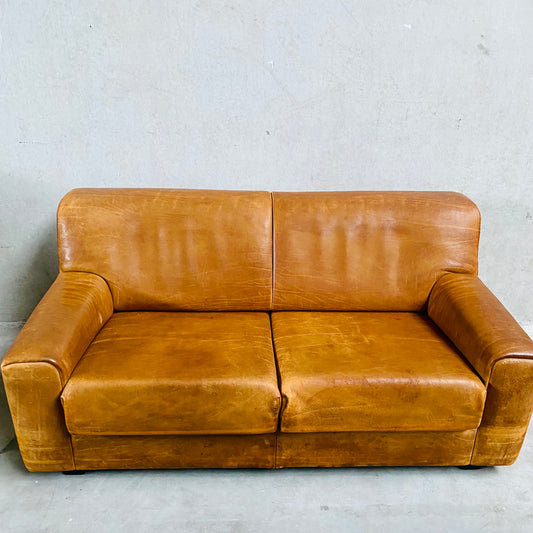 De Sede DS42 2-Sitzer-Sofa aus Bullenleder, Schweiz, 1970