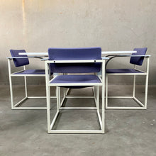 Load image into Gallery viewer, DINING TABLE AND CHAIRS BY PIERRE MAZAIRAC &amp; KAREL BOONZAAIJER FOR PASTOE, NETHERLANDS 1980S
