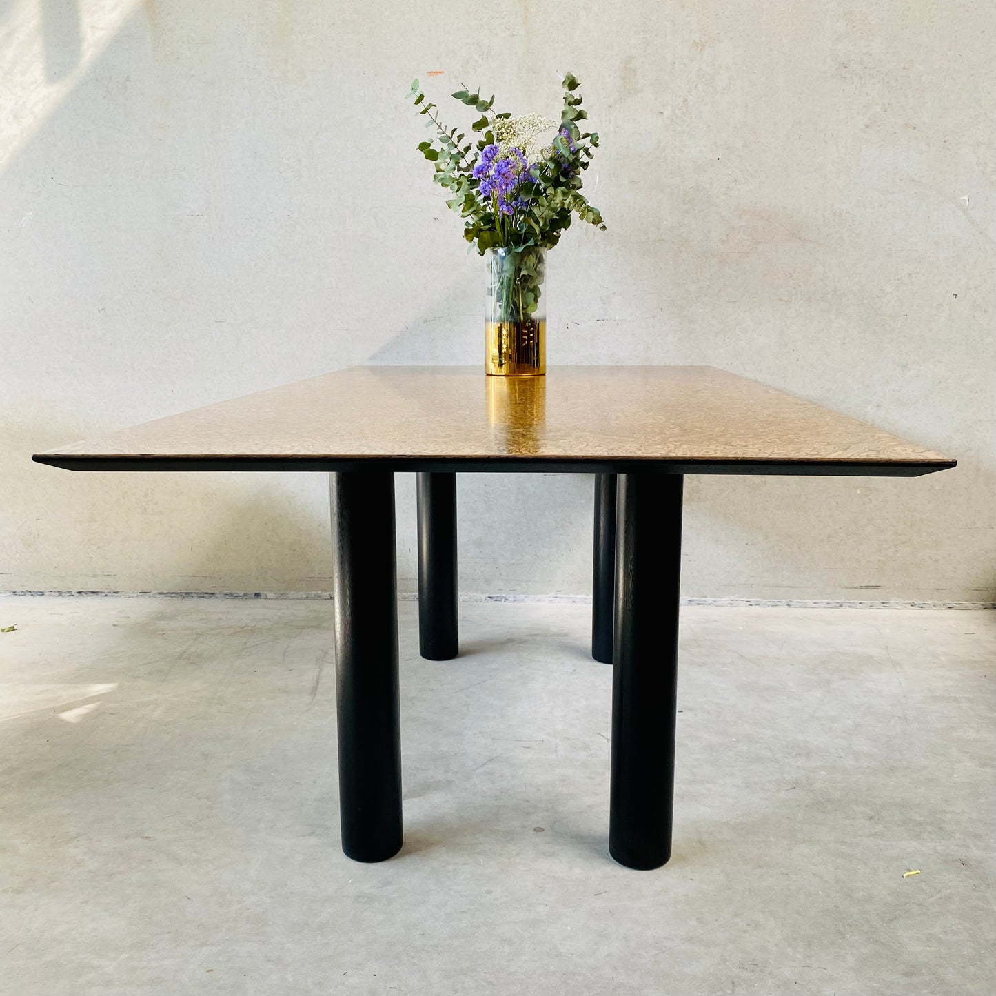 EXCEPTIONAL DINING TABLE BY HANS EICHENBERGER FOR ROTHLISBERGER, SWITZERLAND 1980S