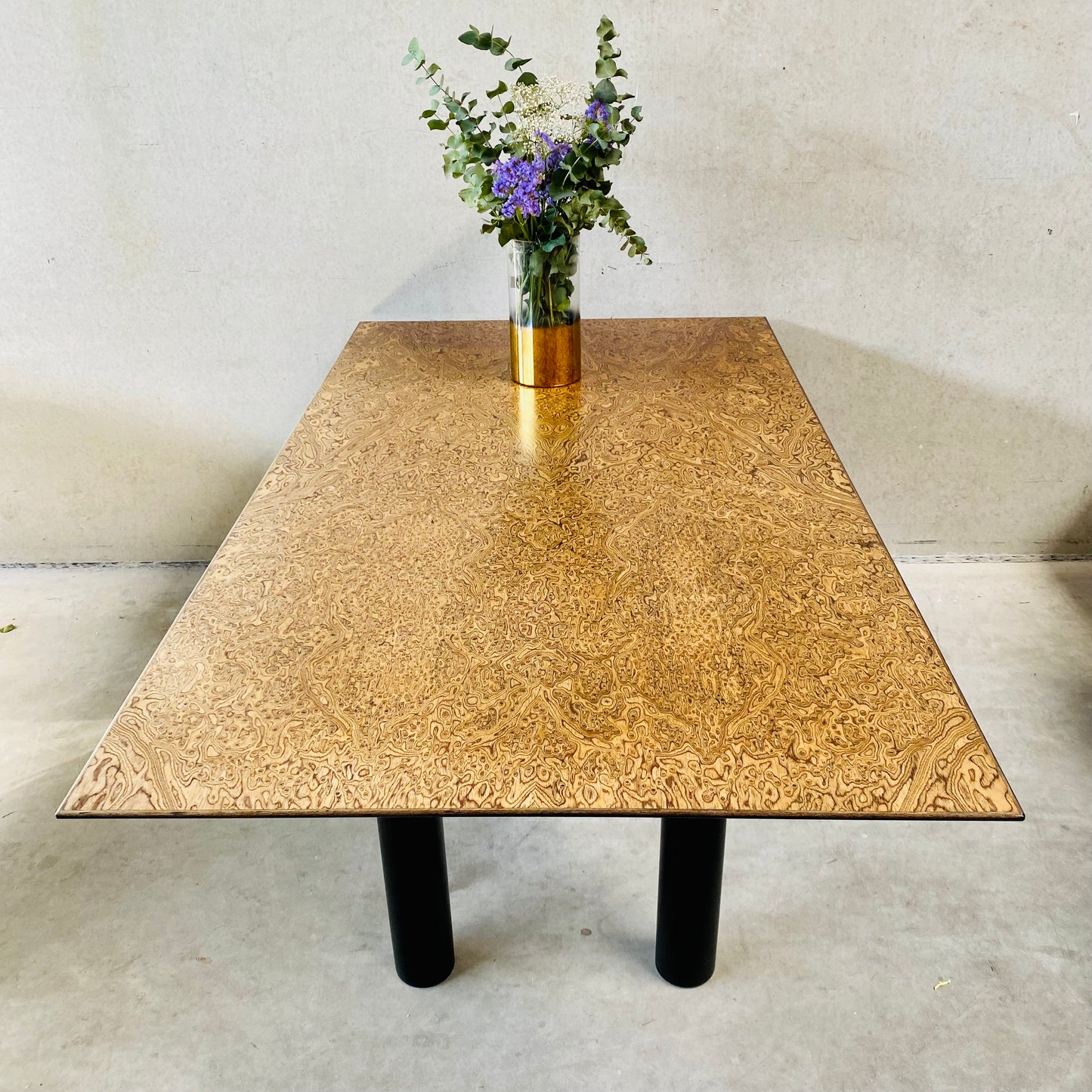 EXCEPTIONAL DINING TABLE BY HANS EICHENBERGER FOR ROTHLISBERGER, SWITZERLAND 1980S