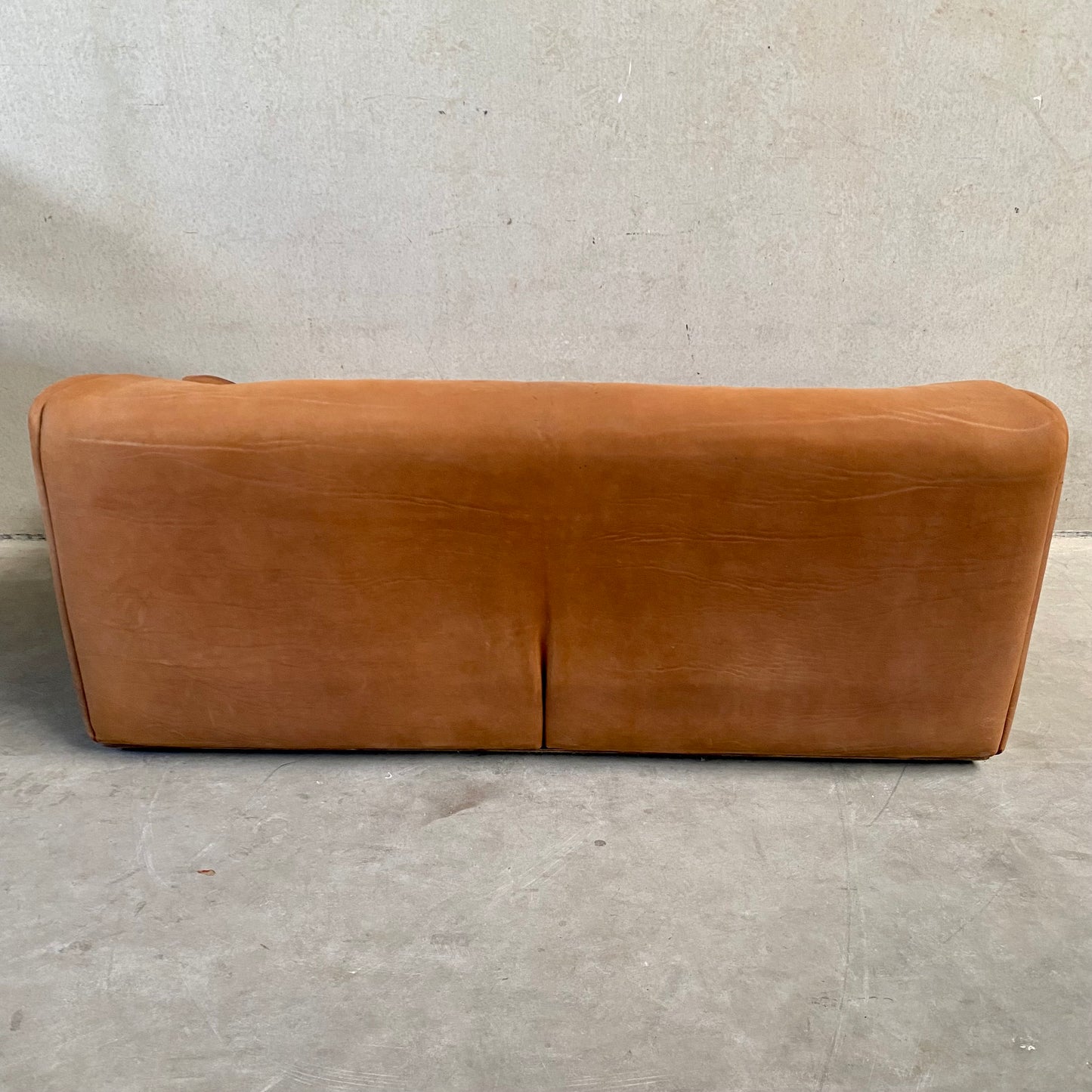 De Sede DS47 3-Sitzer-Sofa aus Bullenleder, Schweiz, 1970