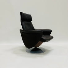 Load image into Gallery viewer, Dark Brown Buffalo Leather De Sede Recliner Switzerland 1990
