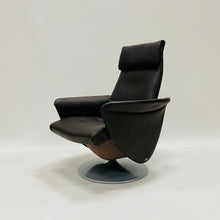 Load image into Gallery viewer, Dark Brown Buffalo Leather De Sede Recliner Switzerland 1990
