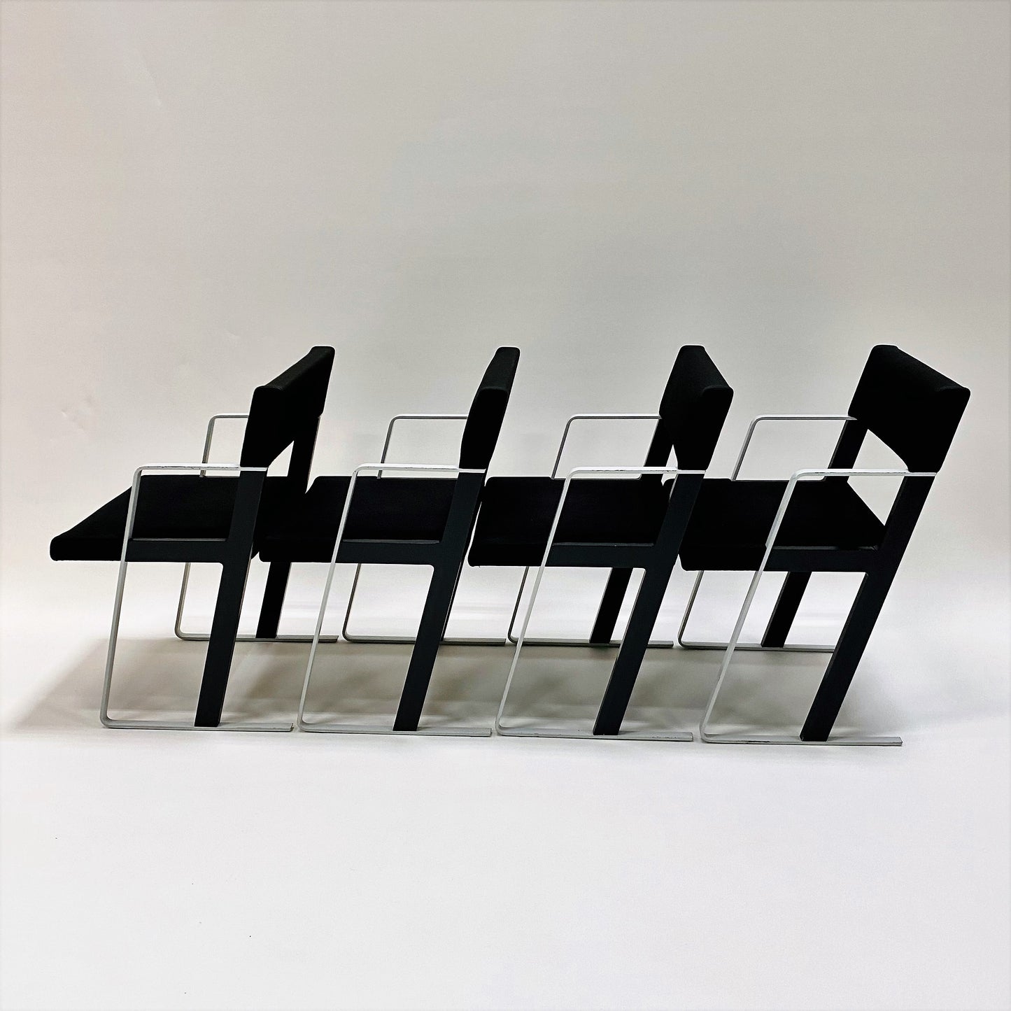 Set aus 4 „Dc“-Esszimmerstühlen von Dirk Spierenburg für Castelijn, Niederlande 1970