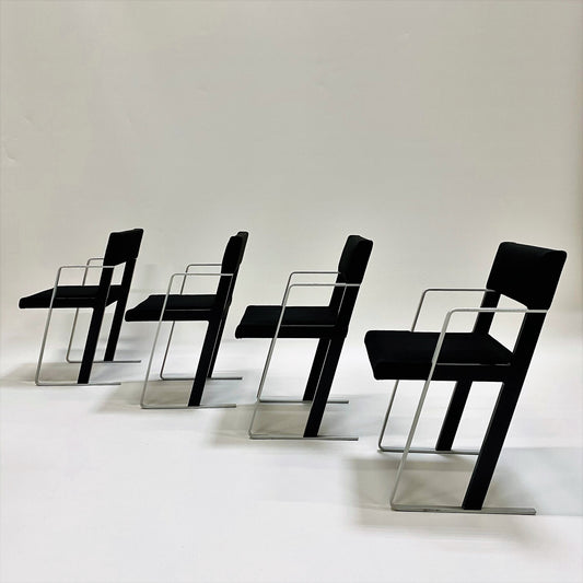Set aus 4 „Dc“-Esszimmerstühlen von Dirk Spierenburg für Castelijn, Niederlande 1970