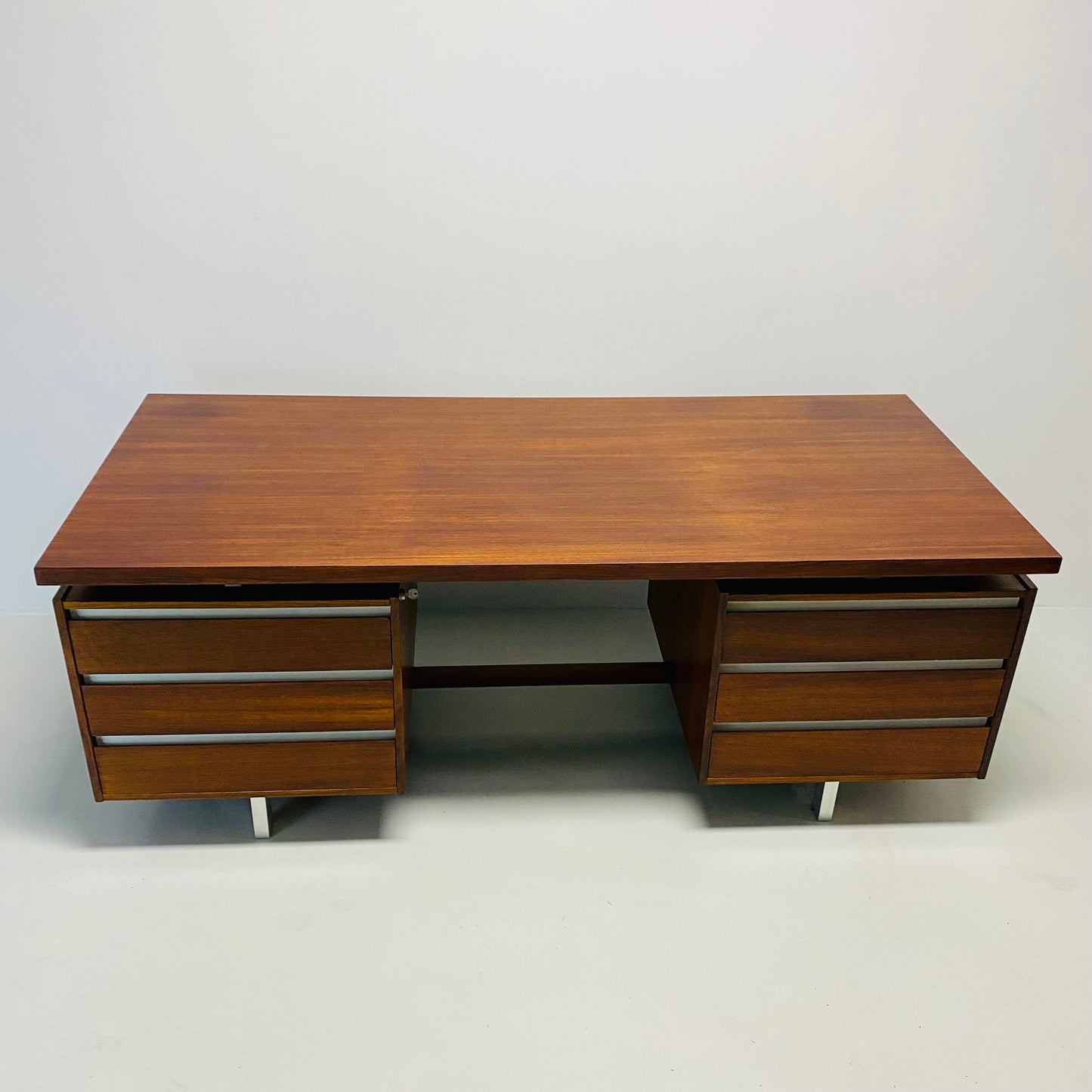Rosewood Executive Desk von Kho Liang Ie für Fristho, Niederlande, 1950