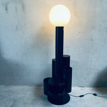 Load image into Gallery viewer, XXL FLOOR LAMP AND PLANT STAND &quot;CLOSE ENCOUNTER&quot; BY KERST KOOPMAN, NETHERLANDS 1980S
