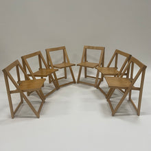 Load image into Gallery viewer, 6 x Folding Chairs by Aldo Jacober for Alberto Bazzani, Italy 1960
