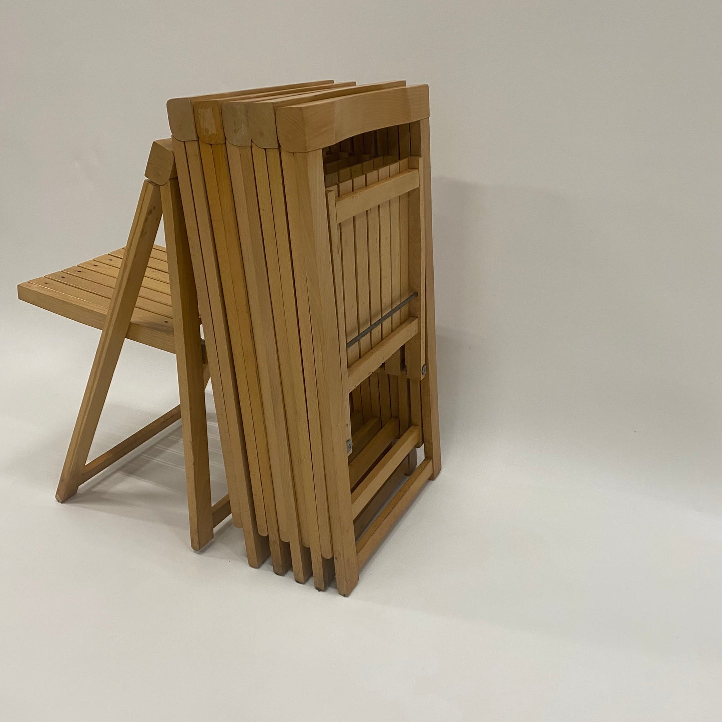 6 Klappstühle von Aldo Jacober für Alberto Bazzani, Italien 1960