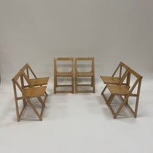 Load image into Gallery viewer, 6 x Folding Chairs by Aldo Jacober for Alberto Bazzani, Italy 1960
