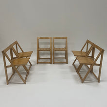 Load image into Gallery viewer, 6 x Folding Chairs by Aldo Jacober for Alberto Bazzani, Italy 1960
