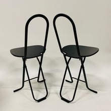Load image into Gallery viewer, Set of 2 Folding Chairs by Gastone Rinaldi for Thema Italy 1970
