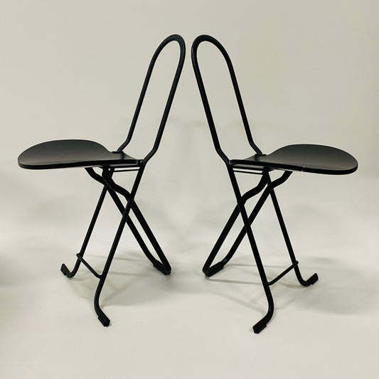 Set aus 2 Klappstühlen von Gastone Rinaldi für Thema Italy 1970