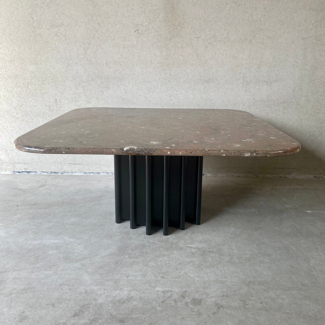 FOSSIL STONE COFFEE TABLE BY HEINZ LILIENTHAL, GERMANY 1980s