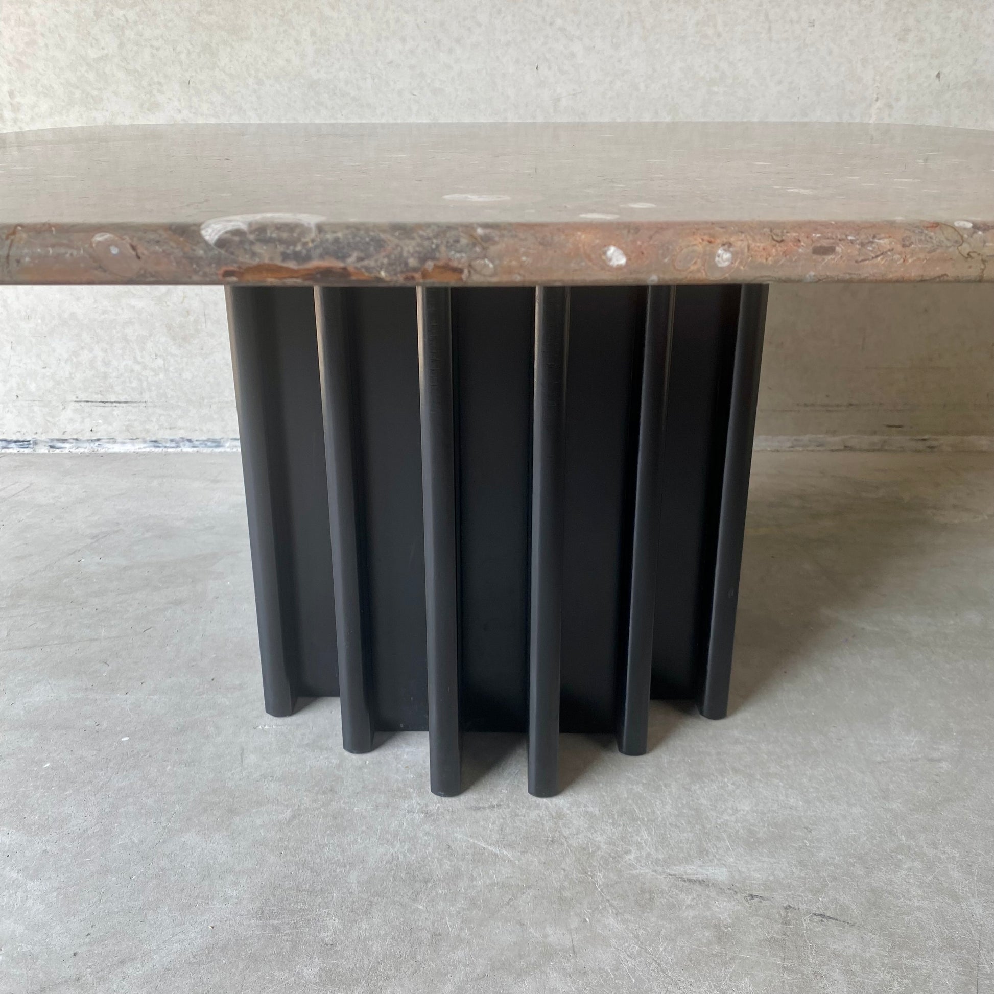 FOSSIL STONE COFFEE TABLE BY HEINZ LILIENTHAL, GERMANY 1980s