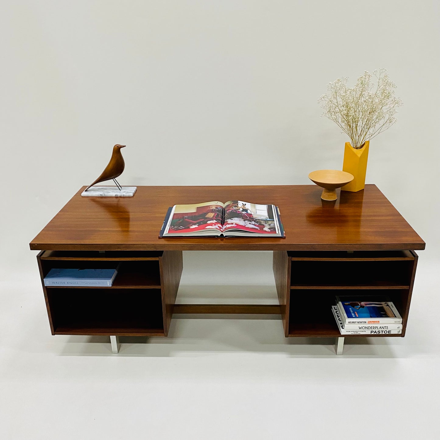Rosewood Executive Desk von Kho Liang Ie für Fristho, Niederlande, 1950