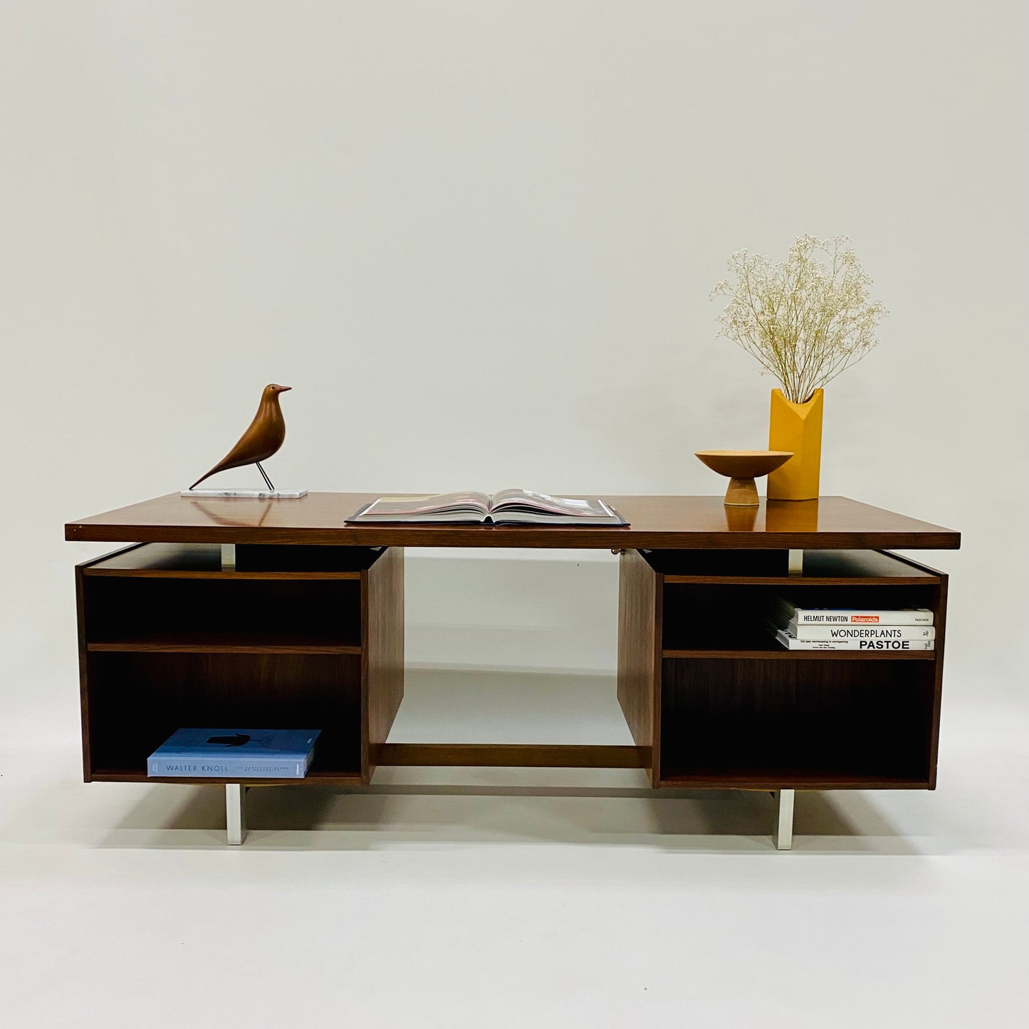 Rosewood Executive Desk von Kho Liang Ie für Fristho, Niederlande, 1950