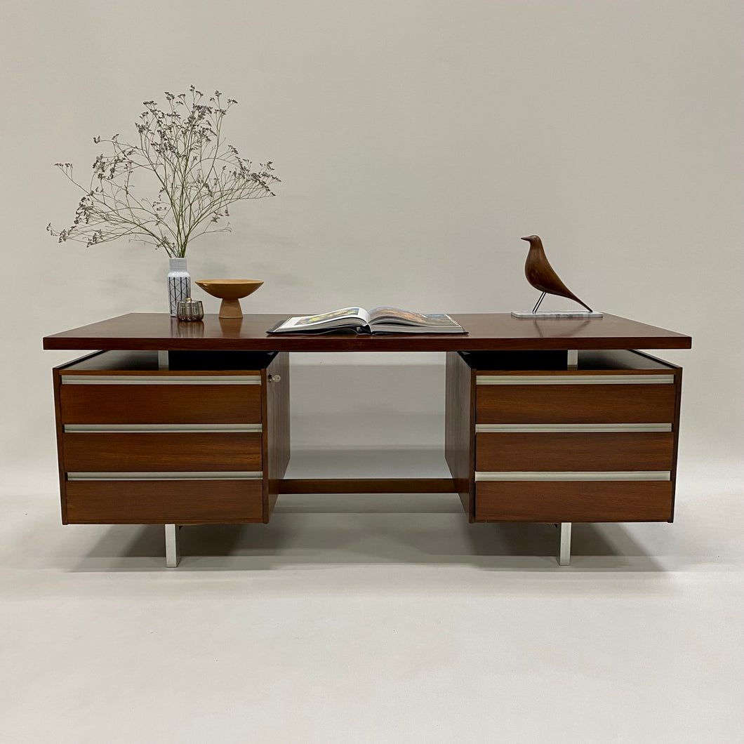 Rosewood Executive Desk by Kho Liang Ie for Fristho, Netherlands 1950