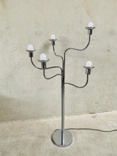 Load image into Gallery viewer, Mid-Century Chrome 5 Flexible Arm Floor Lamp Style Pierre Folie for Jacques Charpentier, 1960
