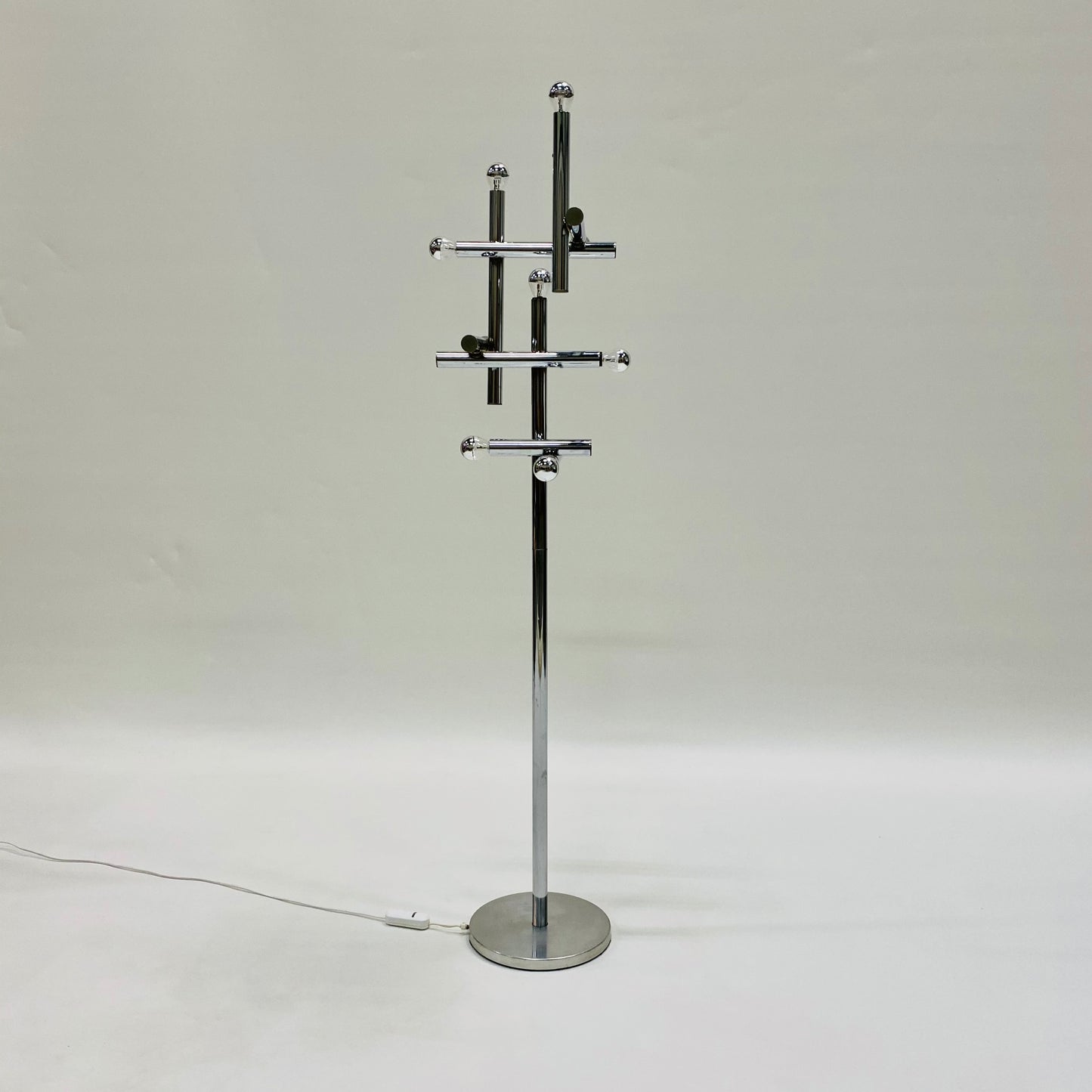 Dimmbare Stehlampe von Gaetano Sciolari für Boulanger, Belgien 1970