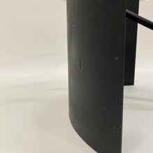 Load image into Gallery viewer, Geometrical Italian Design Coffee Table With Glass Top, Black Marble and Steel Base Italy 1980
