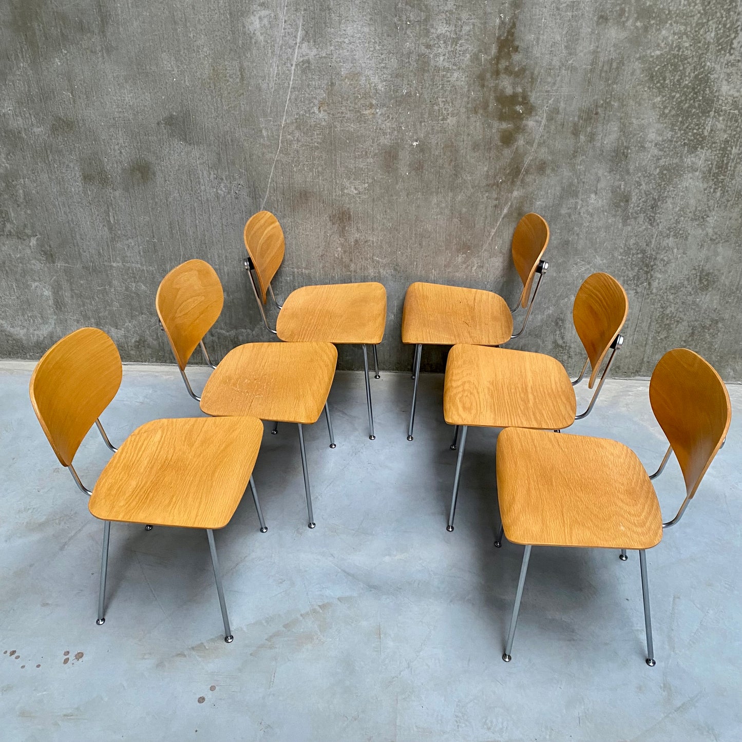GISPEN 116 DINING SET BY W. RIETVELD FOR GISPEN (VAN DER STROOM), NETHERLANDS