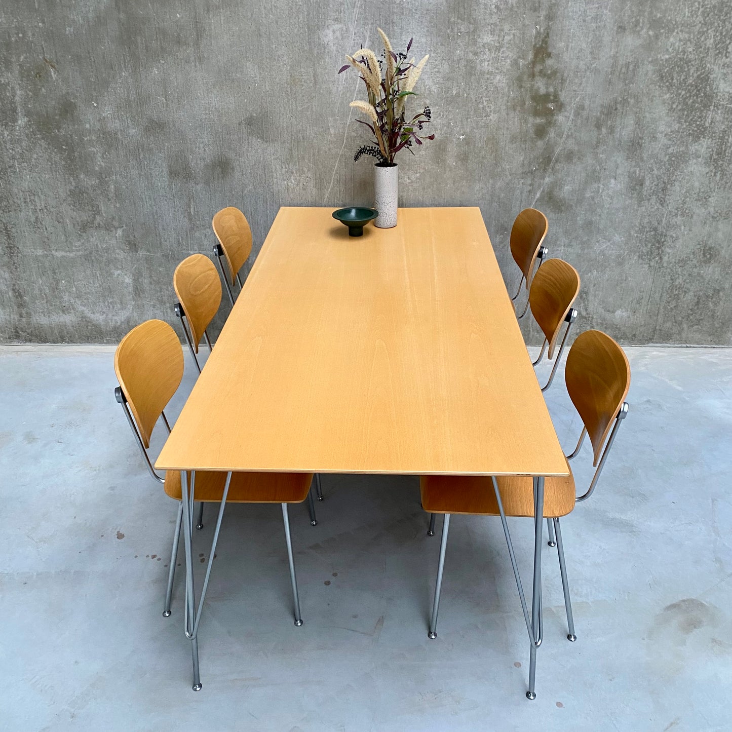 GISPEN 116 DINING SET BY W. RIETVELD FOR GISPEN (VAN DER STROOM), NETHERLANDS