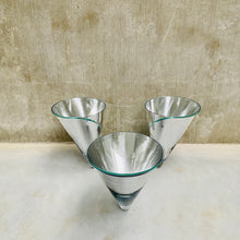 Load image into Gallery viewer, GLASS COFFEE TABLE &quot;TWIST&quot; BY PROF. WULF SCHNEIDER FOR DRAENERT, GERMANY 1990s
