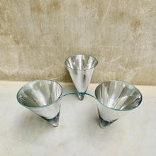 Load image into Gallery viewer, GLASS COFFEE TABLE &quot;TWIST&quot; BY PROF. WULF SCHNEIDER FOR DRAENERT, GERMANY 1990s
