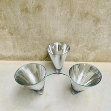 Load image into Gallery viewer, GLASS COFFEE TABLE &quot;TWIST&quot; BY PROF. WULF SCHNEIDER FOR DRAENERT, GERMANY 1990s
