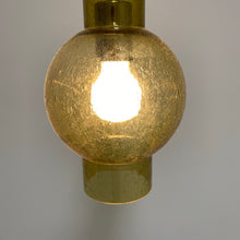 Load image into Gallery viewer, Golden Glass Tube &quot;P1115&quot; Penant Lamp by Staff Leuchten, Germany 1960
