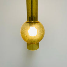 Load image into Gallery viewer, Golden Glass Tube &quot;P1115&quot; Penant Lamp by Staff Leuchten, Germany 1960
