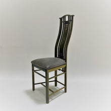 Load image into Gallery viewer, 4 x High Back Lacquered Dining Chairs by Umberto Asnago for Giorgetti, Italy 1980
