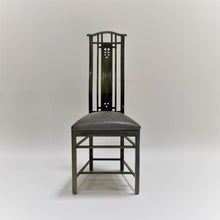 Load image into Gallery viewer, 4 x High Back Lacquered Dining Chairs by Umberto Asnago for Giorgetti, Italy 1980
