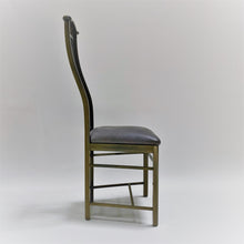Load image into Gallery viewer, 4 x High Back Lacquered Dining Chairs by Umberto Asnago for Giorgetti, Italy 1980
