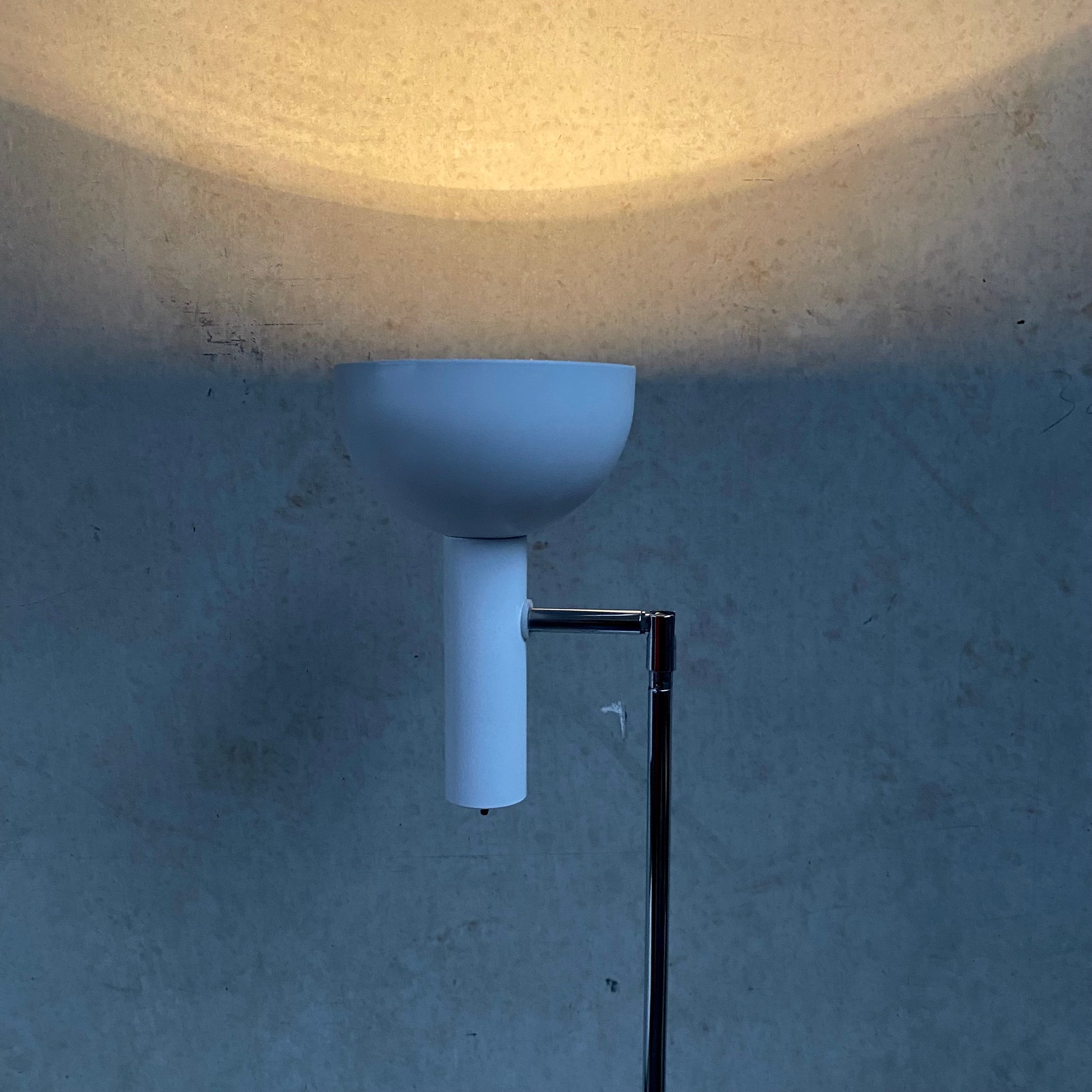 ADJUSTABLE 'BALL IN SOCKET' FLOOR LAMP BY H. BUSQUET FOR HALA ZEIST, 1960S