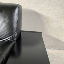 Load image into Gallery viewer, Black Leather Sofa by Harvink, Dutch Design 1980

